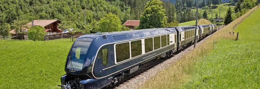 Mit den GoldenPass Express durch die Landschaft