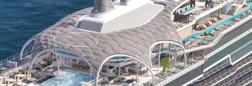Mein Schiff Relax - Außendeck Marcoon Dach