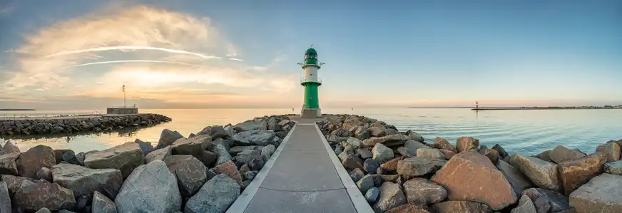 Westmole in Warnemünde