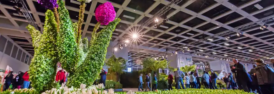 Messe "Internationale Grüne Woche" in Berlin, Deutschland