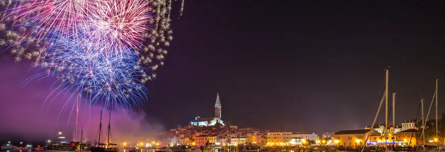 Feuerwerk in Kroatien
