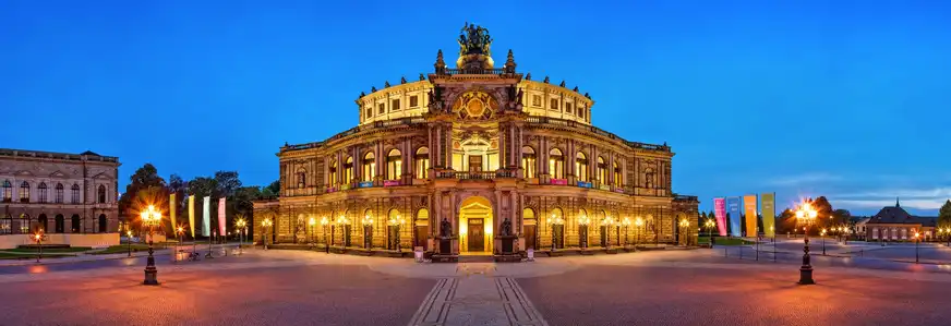 Semperoper in Dresden, Deutschland