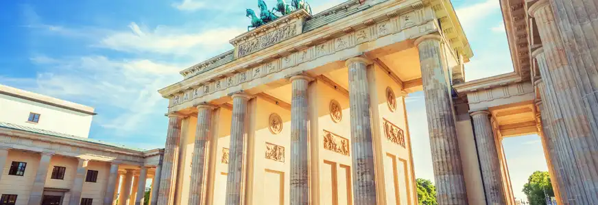Brandenburger Tor am Pariser Platz in Berlin, Deutschland