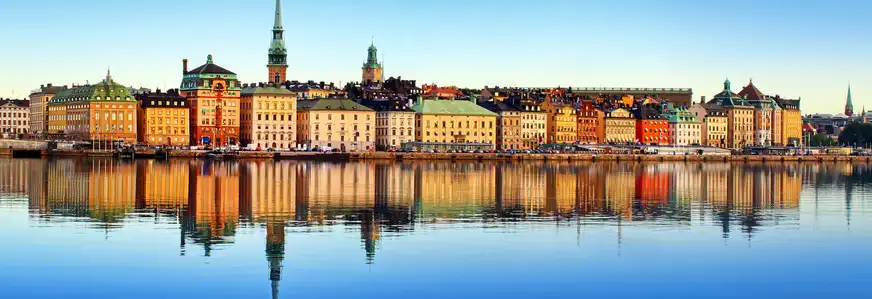 Die Stadt Stockholm in Schweden