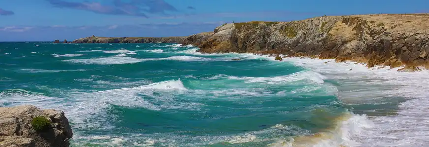 Wilde Küste bei Quiberon in der Bretagne