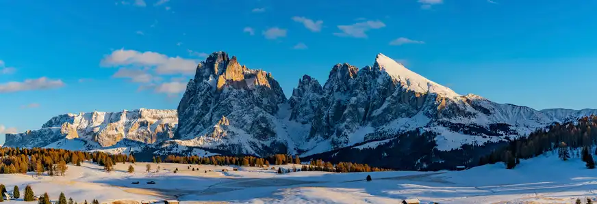 Paradiesischer Winter in Südtirol - Seiser Alm