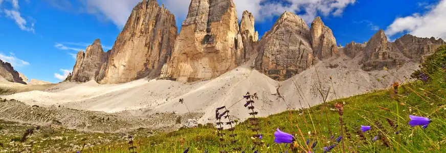 Drei Zinnen in den Dolomiten