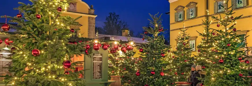 Hellbrunner Adventzauber in Salzburg, Österreich