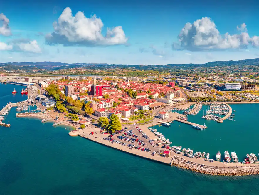 Koper ist eine slowenische Hafenstadt an der Adriaküste des Landes.