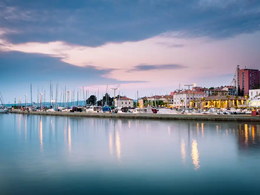 Koper ist eine slowenische Hafenstadt an der Adriaküste des Landes.