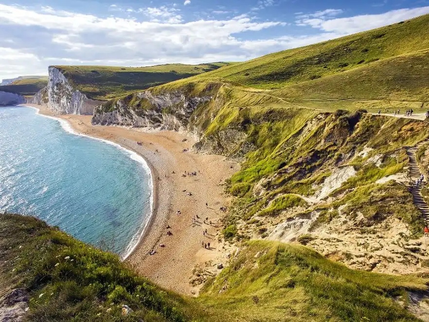 Dorset-Küste, mit Blick auf Durdle Door