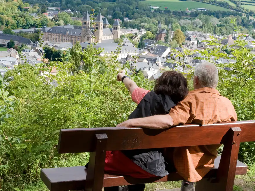 Blick auf Echternach, Luxemburg