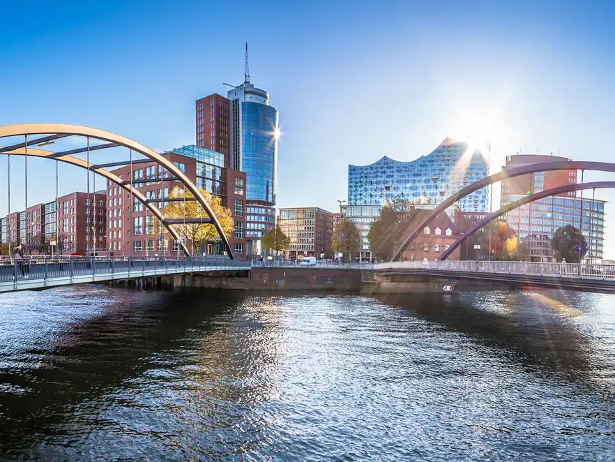 Speicherstadt von Hamburg, Deutschland
