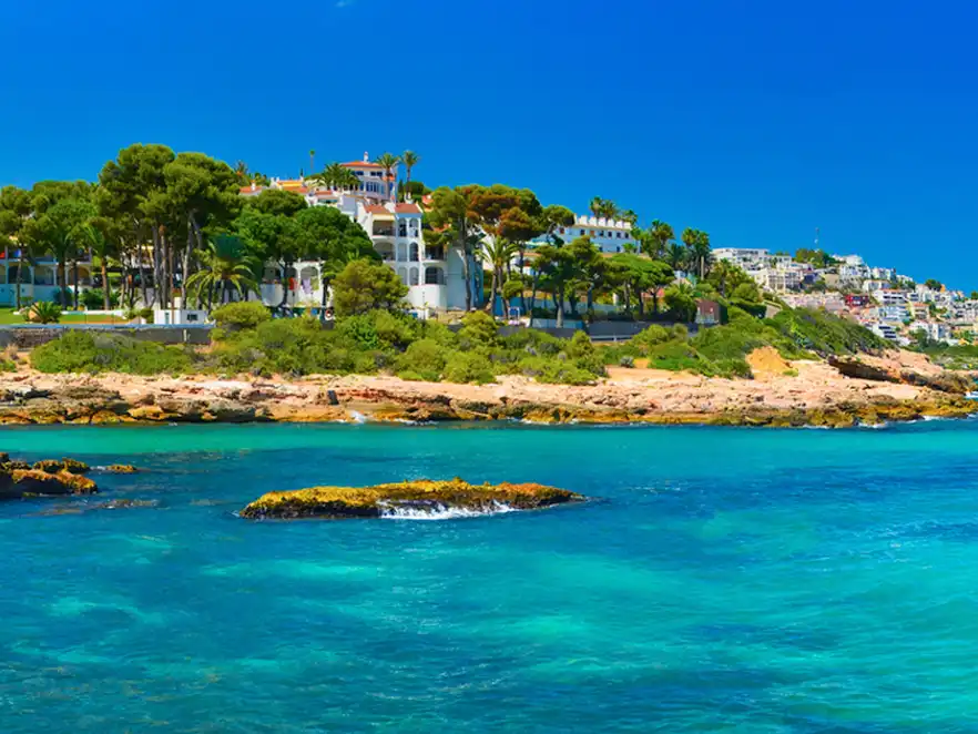 Blick auf Peñíscola, Spanien