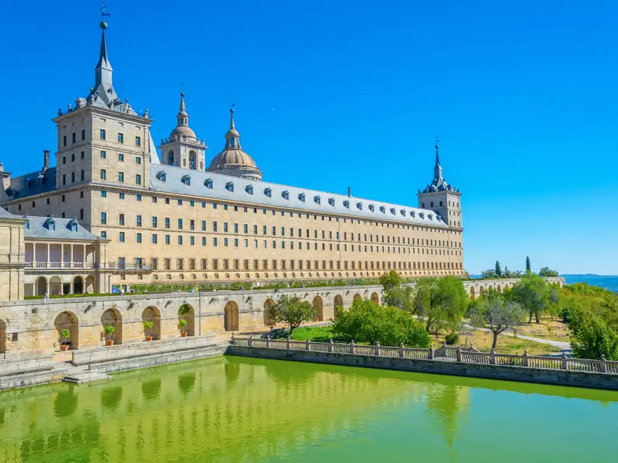 Königlicher Sitz von San Lorenzo von El Escorial in der Nähe von Madrid,Spanien