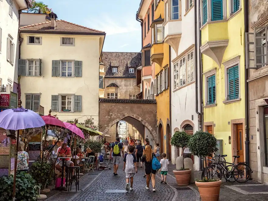 Bozen, Via Dr. Josef Streiter, Trentino-Südtirol, Italien