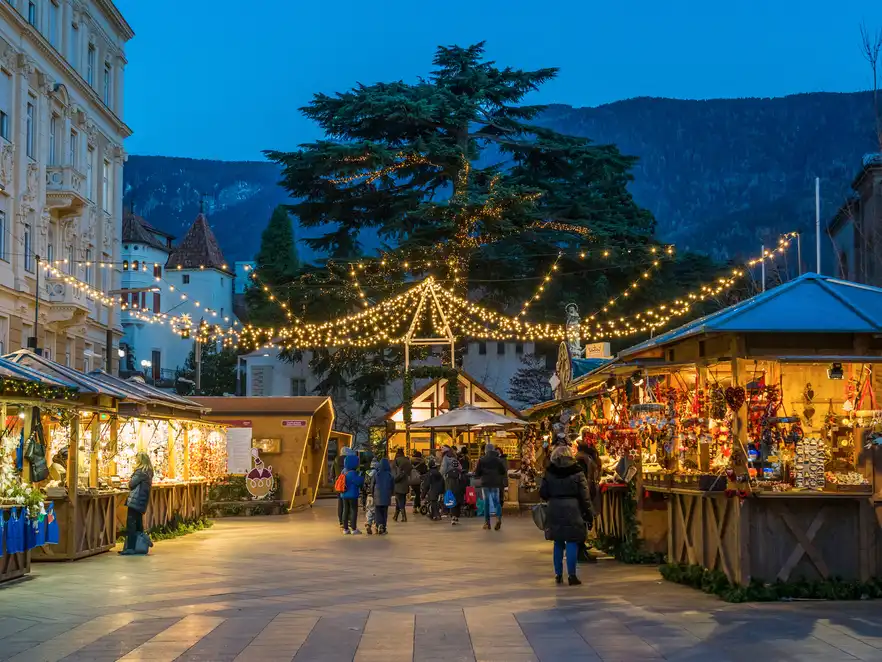 Weihnachtsmarkt in Meran, Italien