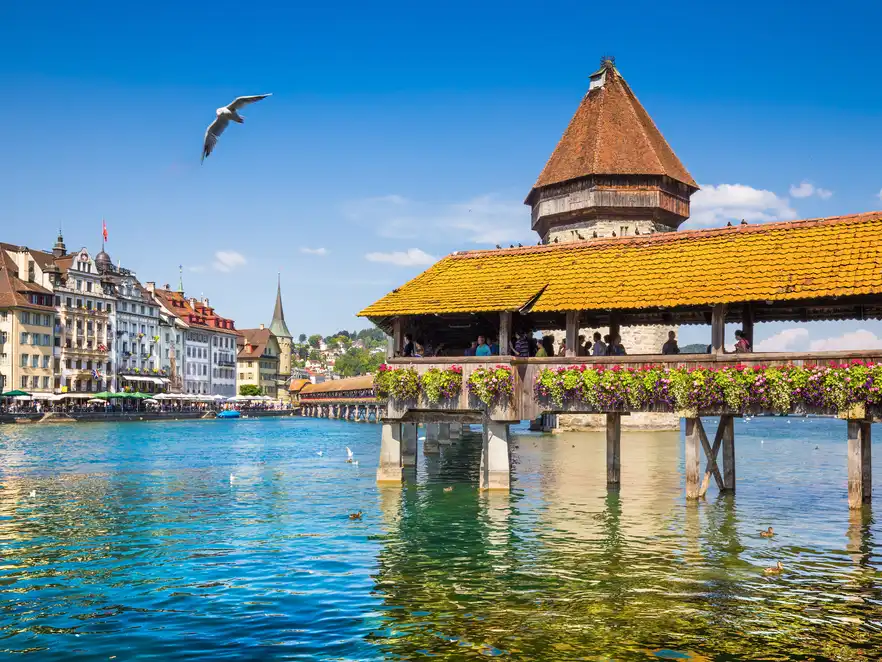 Luzern mit Kapellbrücke