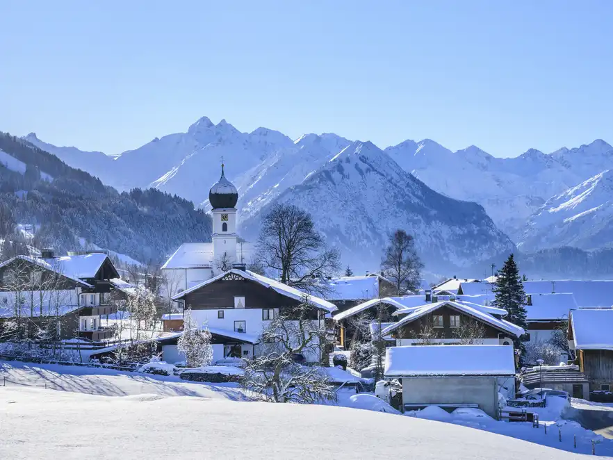 Verschneites Allgäu