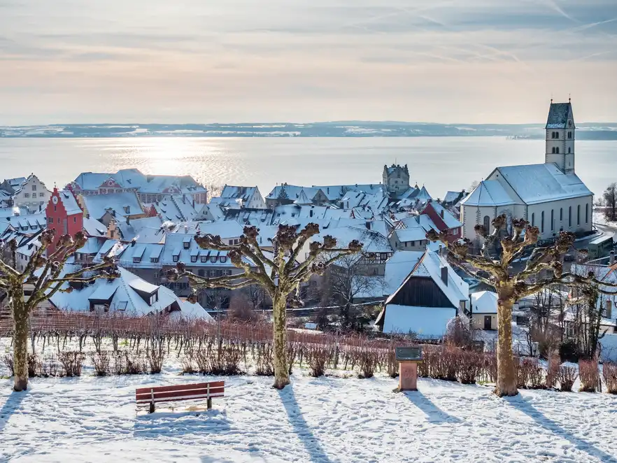 Bodensee im Winter, Deutschland