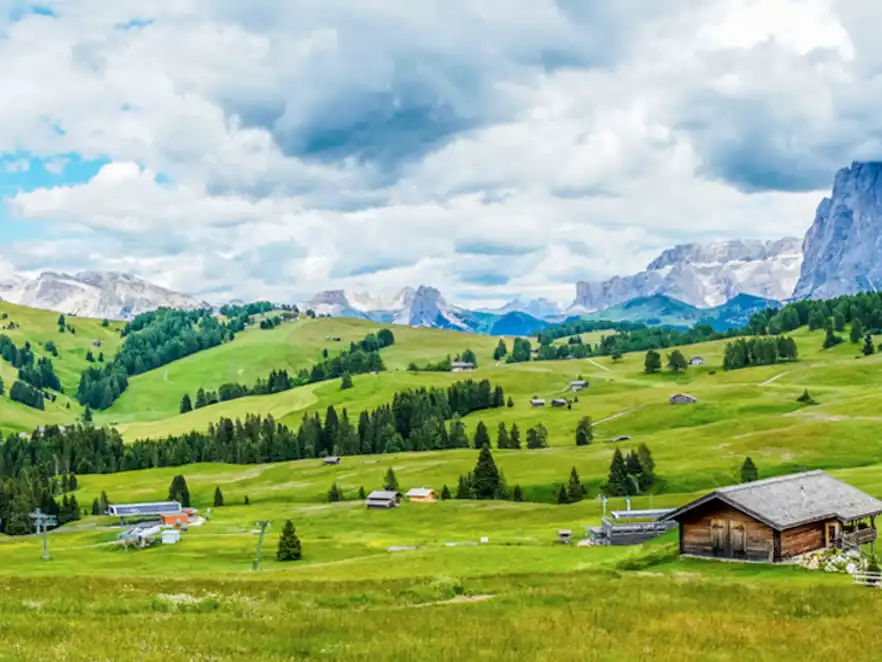 Landschaft in Südtirol, Italien