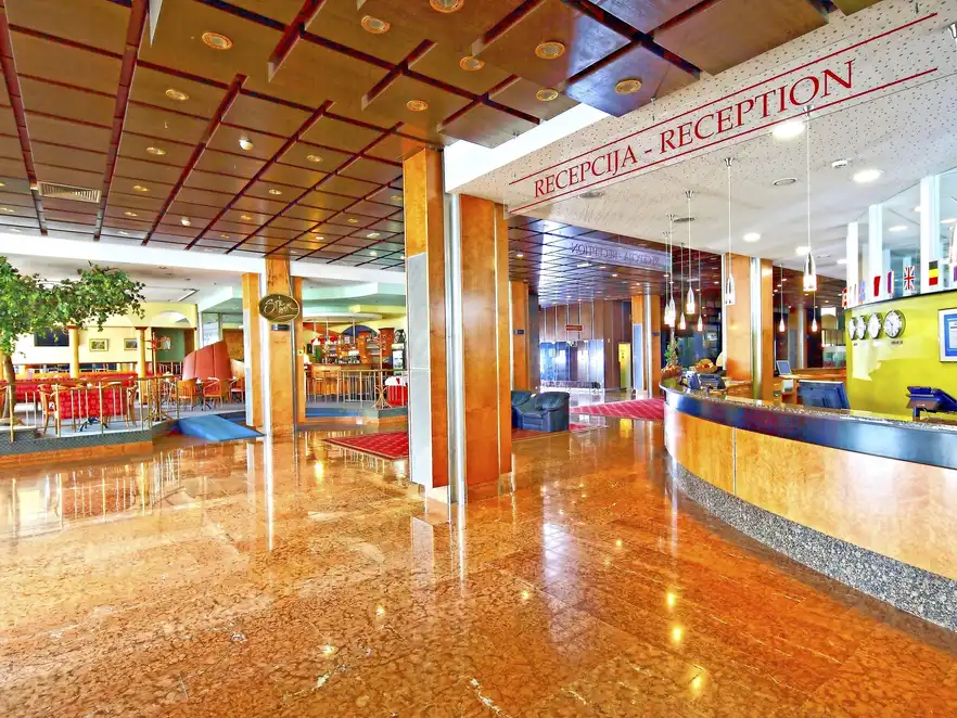 Das Hotel Radin bei der Therme Radenci.