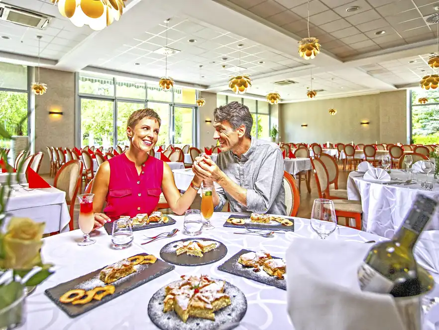 Das Restaurant vom Hotel Radin.