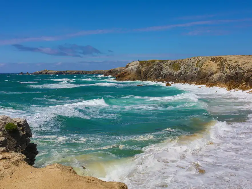 Wilde Küste bei Quiberon in der Bretagne