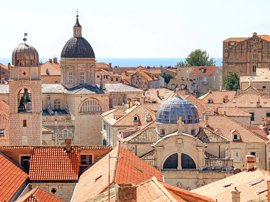Dächer von Dubrovnik, Weltkulturerbe der UNESCO - Kroatien.