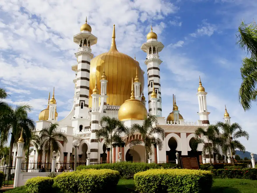 Ubudiah-Moschee in der königlichen Stadt Kuala Kangsar in Perak, Malaysia