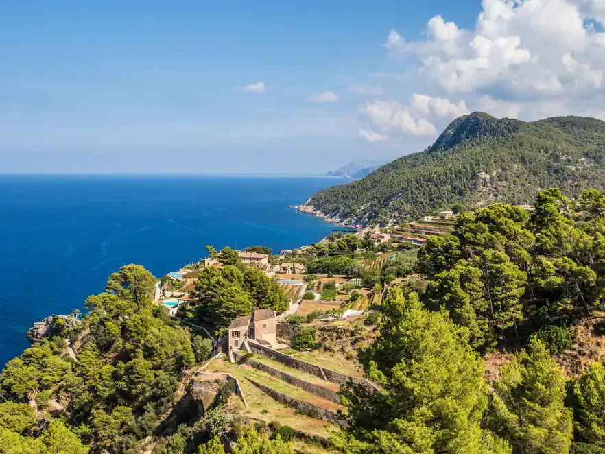 Banyalbufar an der Westküste von Mallorca