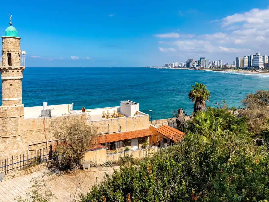 al-Bahr-Moschee oder Meeresmoschee in Tel Aviv