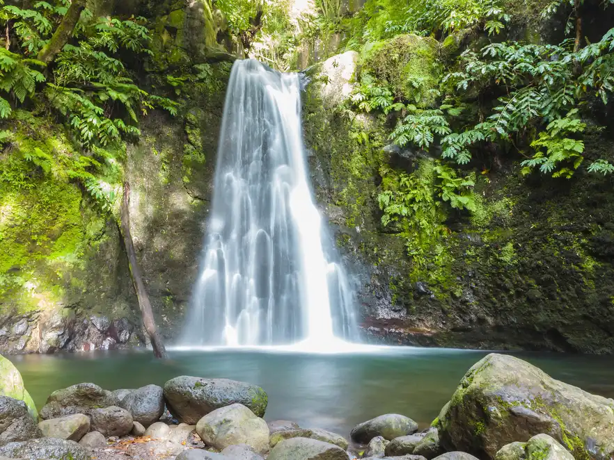 Salto do Prego Wasserfall - Azoren