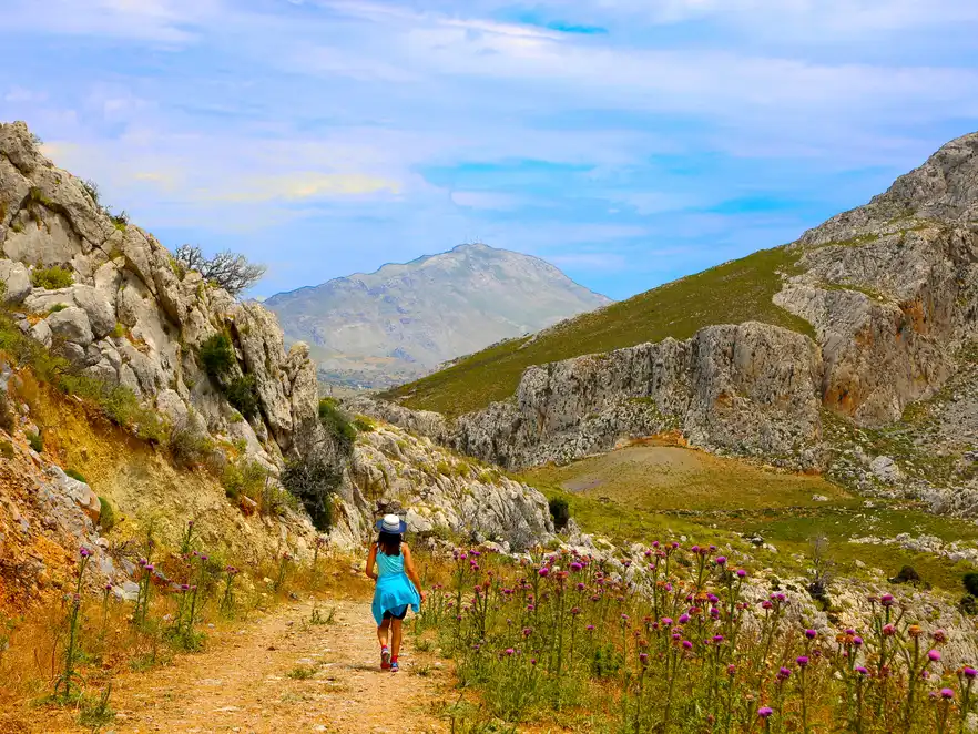 Auf Wanderung in den Bergen der Südküste auf Kreta