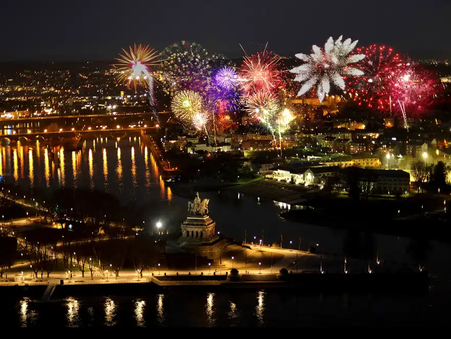 Feuerwerk in Koblenz