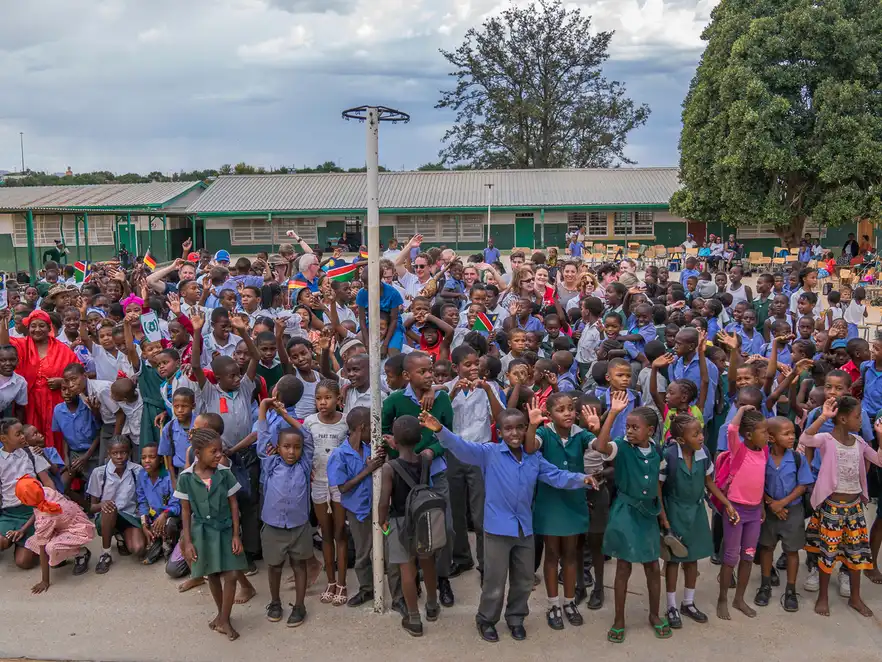 Die Augeikhas Primary School Windhoek Katutura in Namibia