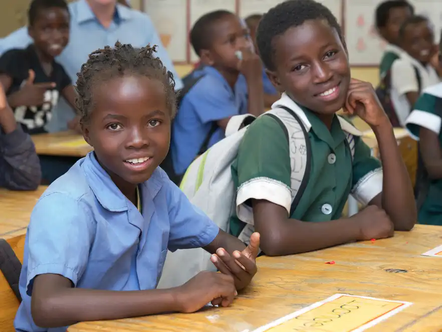 In der Augeikhas Primary School Windhoek Katutura in Namibia