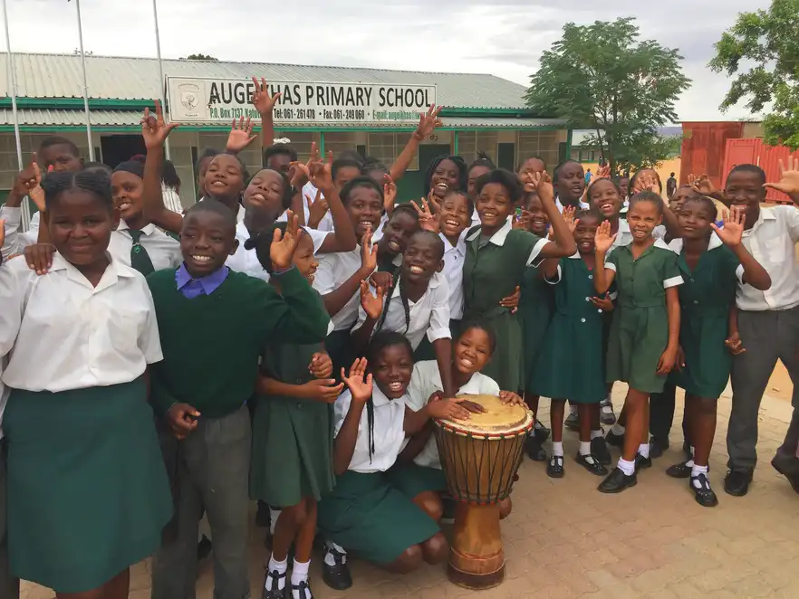 In der Augeikhas Primary School Windhoek Katutura in Namibia