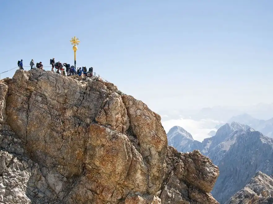 Zugspitze mit herrlichem 4-Länder-Blick