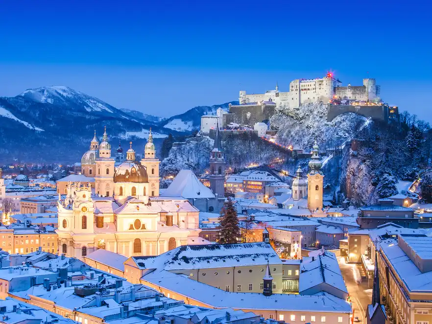 Salzburg im Winter