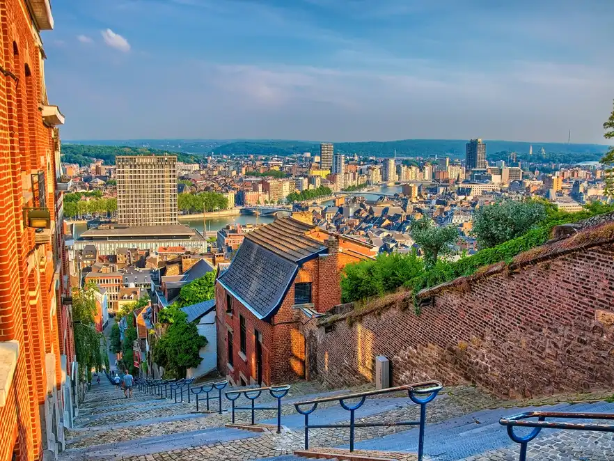 Montagne de Bueren - eine Treppe im belgischen Lüttich