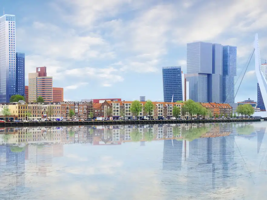 Panorama von Rotterdam