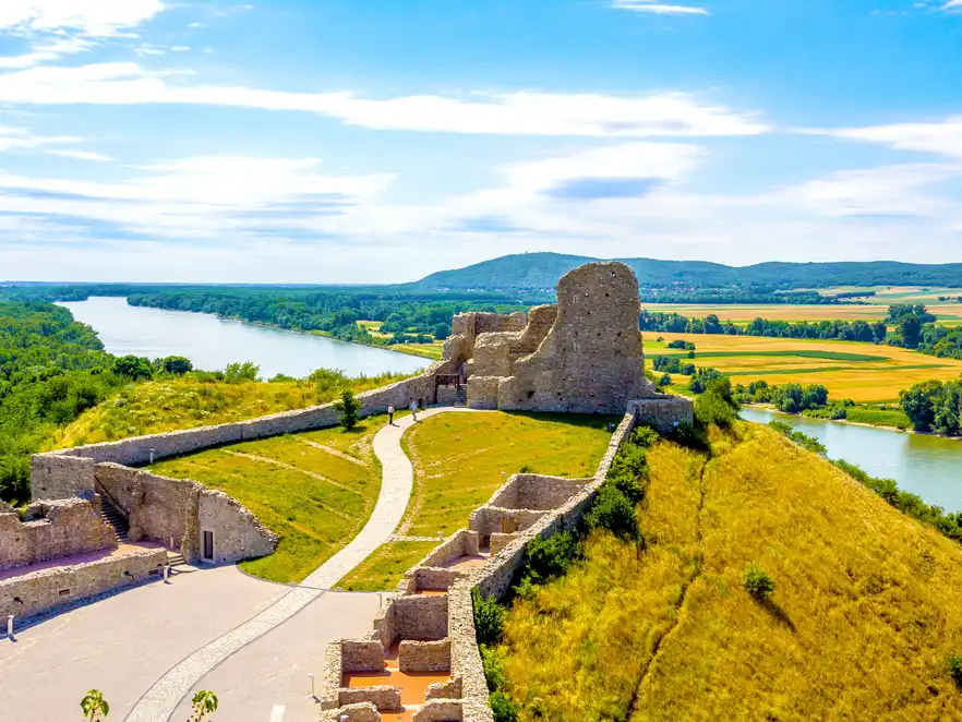 Burg Devin in Bratislava, Slowakei