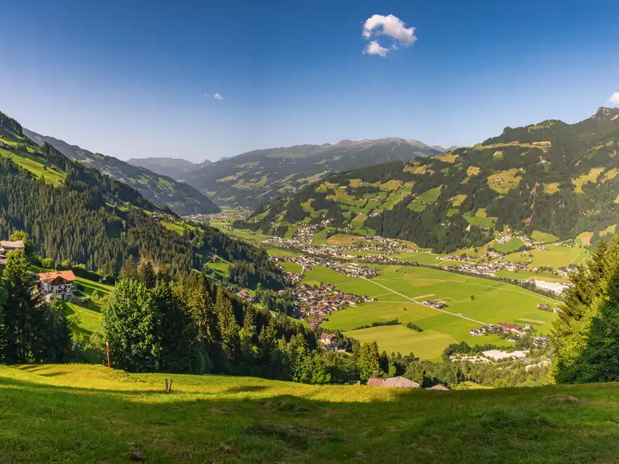 Panorama bei Mayrhofen im Zillertal