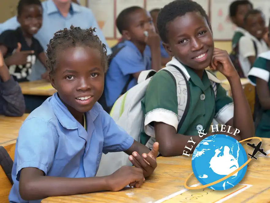 In der Augheikas Primary School Windhoek Katutura in Namibia