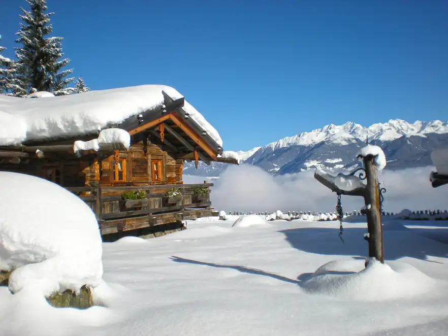 Almdorf Haidenberg im Winter