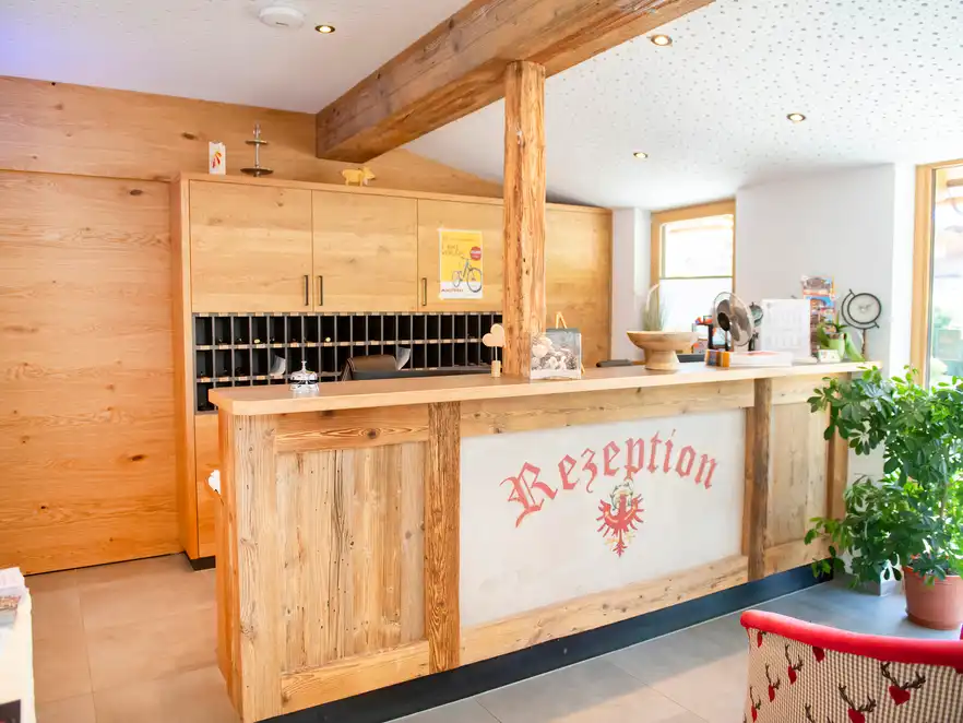 Ihr Hotel Schneeberger in der Wildschönau - Rezeption