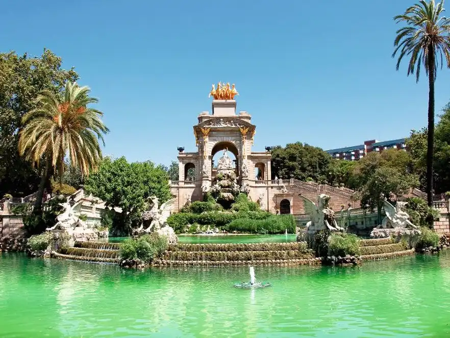 Der Parc de la Ciutadella in Barcelona, Spanien