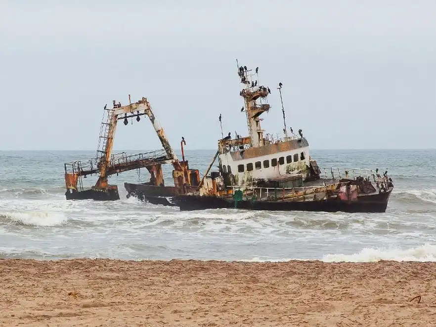 Zeila Shipwreck stranded on 25th August 2008 in Namibia