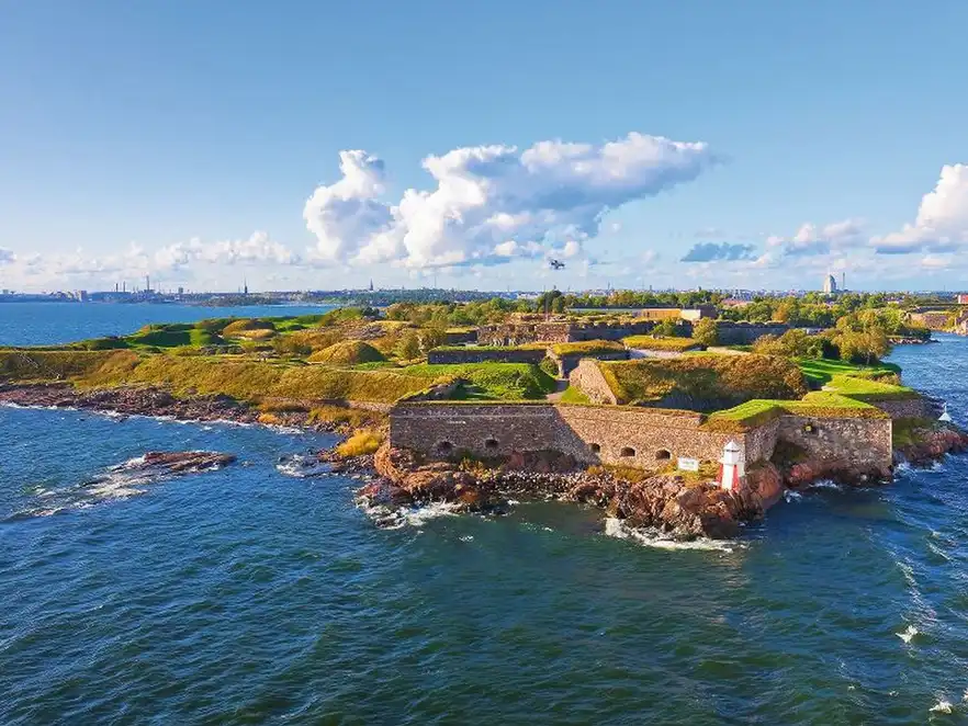 Suomenlinna fortress in Helsinki, Finland